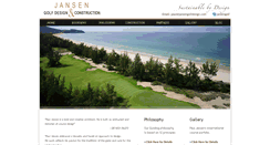 Desktop Screenshot of jansengolfdesign.com